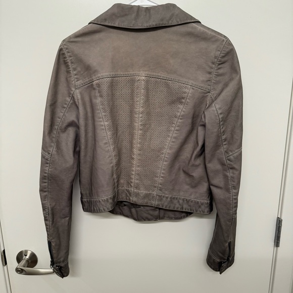 Anthropologie Hei Hei Faux Leather Moto Jacket - Picture 5 of 7